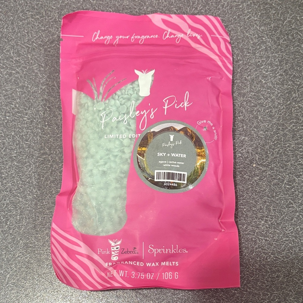 Pink Zebra Fragranced Wax Melts - Sky + Water